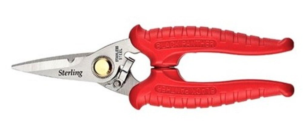 sterling Sterling Black Panther Red Hi Tensile Industrial Snips premium fishing tackle gear from Allways Angling