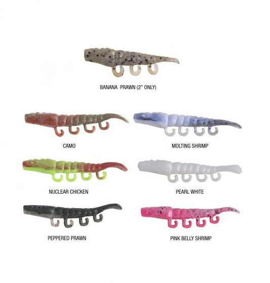 Berkley Gulp Turbo Shrimp Lure 2" 3" 4" premium fishing tackle gear from Allways Angling