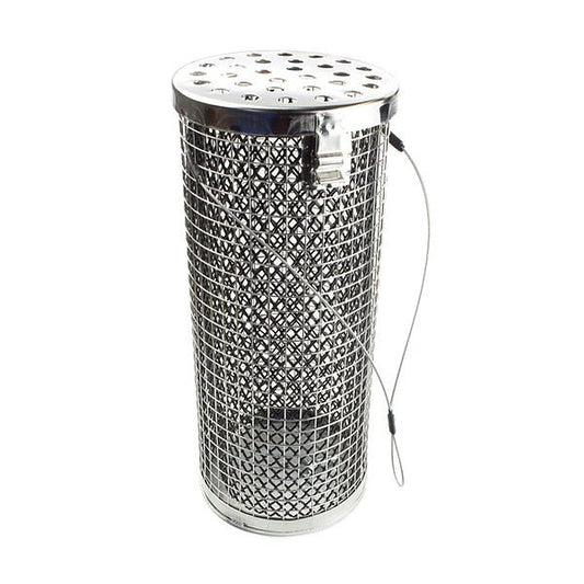 hookem Hookem Stainless Steel Weighted Berley Cage 30cm premium fishing tackle gear from Allways Angling