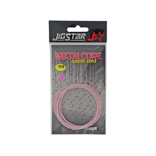 Jigstar Jigstar Metalcore Assist Cord PINK 3m premium fishing tackle gear from Allways Angling