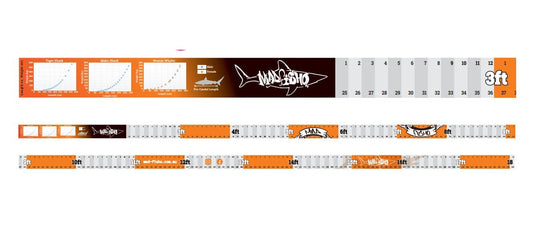 Madfisho Mad Fisho 18 Foot Long Shark Measuring Tape premium fishing tackle gear from Allways Angling