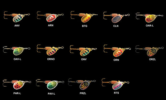 Mapso Mapso SAJA Spinner Twin Pack SIZE 1 premium fishing tackle gear from Allways Angling