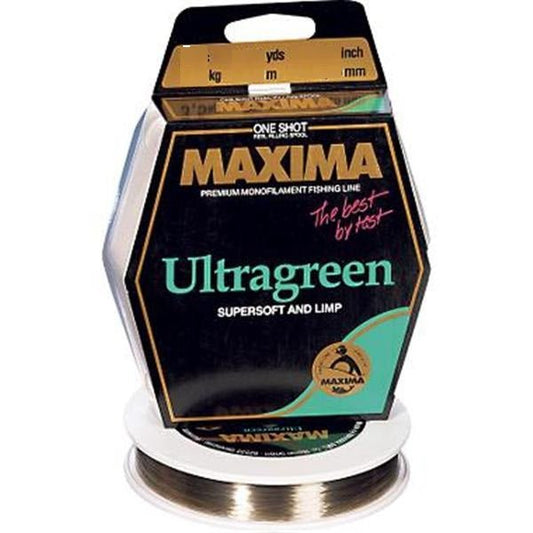 Maxima Maxima Ultragreen Monofilament Fishing Line One Shot Spool premium fishing tackle gear from Allways Angling