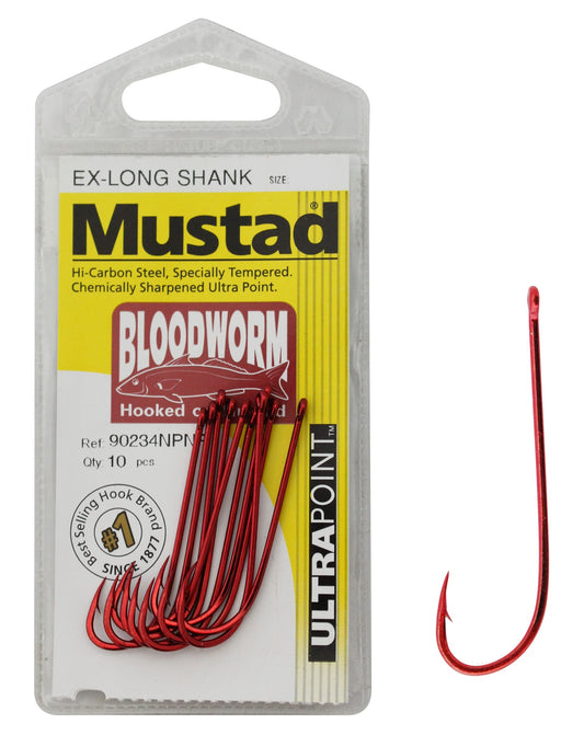 Mustad Mustad Bloodworm Hooks - Pre Pack premium fishing tackle gear from Allways Angling