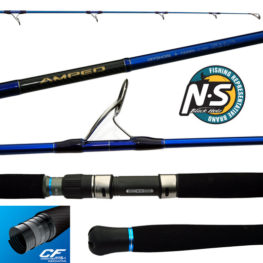 NS BLACK HOLE NS Black Hole AMPED OFFSHORE Fishing Rod premium fishing tackle gear from Allways Angling