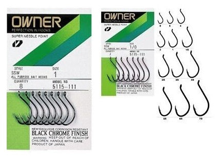 Owner Needle Point SSW Octopus Hooks Pre Pack