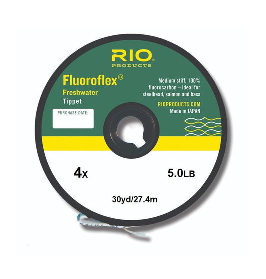 Rio Rio Fluoroflex PLUS Tippet Leader 30yds Clear Fluorocarbon premium fishing tackle gear from Allways Angling