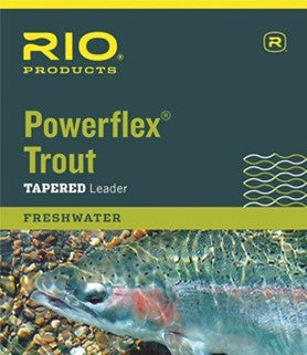 Rio Powerflex Trout Tapered Leader 9ft
