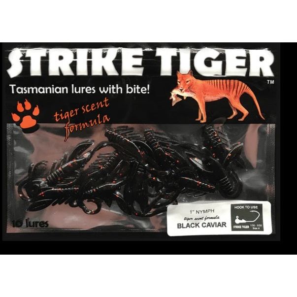 Strike Tiger Strike Tiger 1" Nymph Soft Plastics (10 Pack) premium fishing tackle gear from Allways Angling