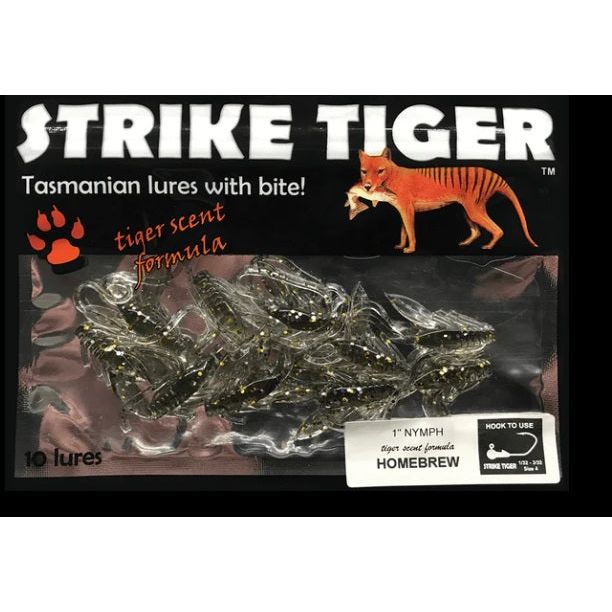 Strike Tiger Strike Tiger 1" Nymph Soft Plastics (10 Pack) premium fishing tackle gear from Allways Angling