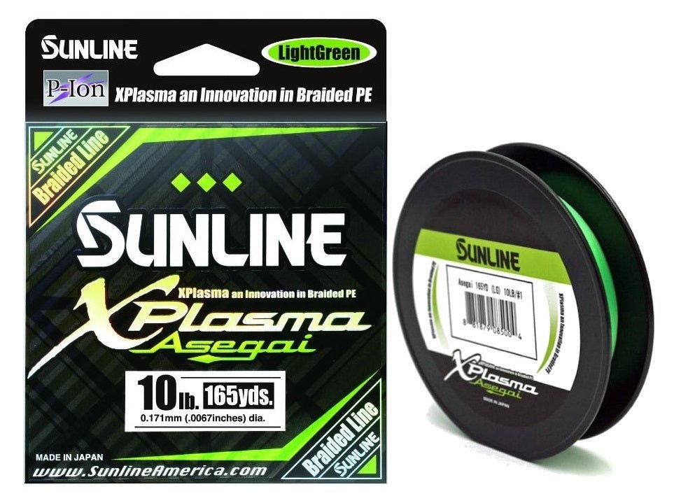 Sunline Xplasma Asegai 18LB 165 Yd Dark Green, Braided Line - Canada