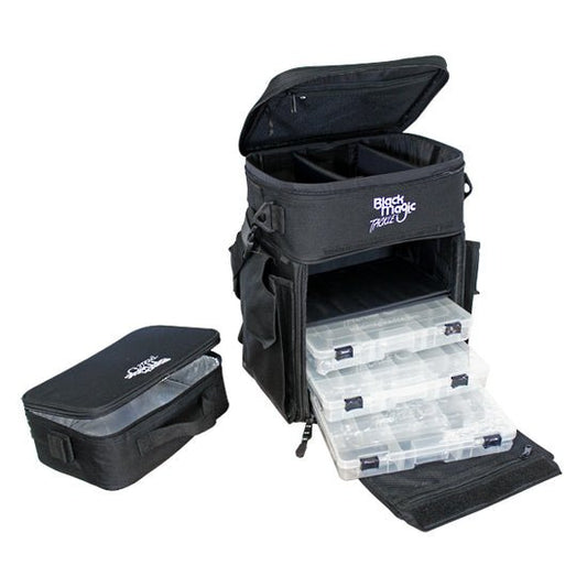 Black Magic Black Magic Tackle Pack Fishing Backpack premium fishing tackle gear from Allways Angling
