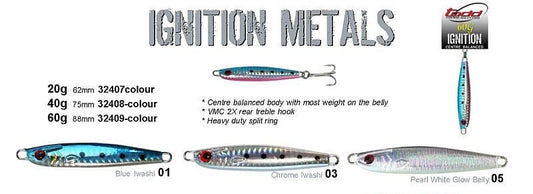 EJ Todd Todd Ignition Metal Slug Lure premium fishing tackle gear from Allways Angling