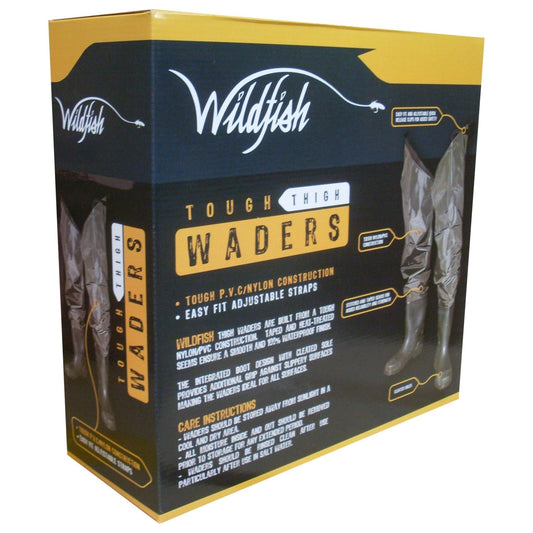Wildfish Wildfish THIGH waders Nylon/PVC Waders Thigh Boots premium fishing tackle gear from Allways Angling