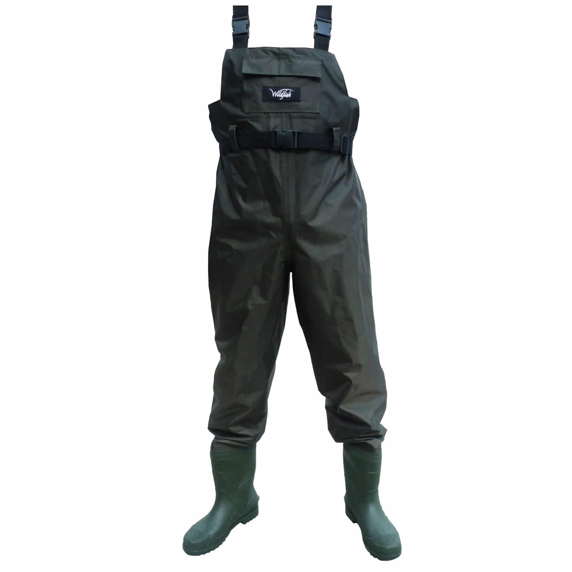 Wildfish Wildfish CHEST waders Full Length Nylon/PVC Waders premium fishing tackle gear from Allways Angling